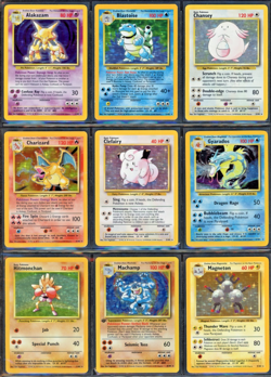 Pokemon Cards - Complete Base Set 102 - Mixed Conditions - Charizard Blastoise - Image 1