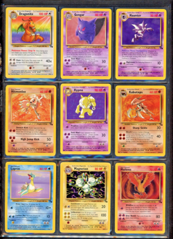 Pokemon Cards - Complete Fossil Set 62 - Mixed Conditions - Dragonite Articuno - Image 5