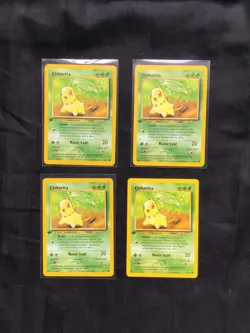 Pokemon Cards: Neo Genesis 4 Card 1st Edition Non-Holo Lot - Image 1