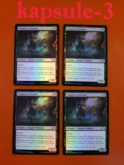 4x Vampire Scrivener | FOIL | Streets of New Capenna | MTG Magic Cards - Image 1