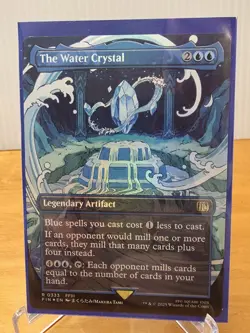 MTG Final Fantasy The Water Crystal Borderless 0333 Foil - Image 1