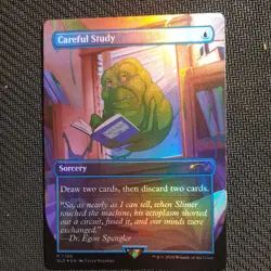 MTG Magic the Gathering Secret Lair Drop Ghostbusters Foil #1768 Careful Study - Image 1