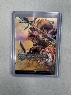 WOTC Marvel Eternal-Legal Hunter's Insight (Borderless) (MR) (Foil) MINT - Image 1