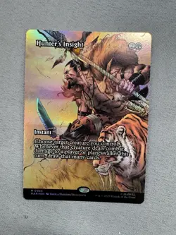 WOTC Marvel Eternal-Legal Hunter's Insight (Borderless) (MR) (Foil) MINT - Image 2