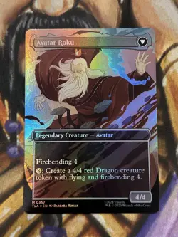 FOIL The Legend of Roku (Borderless) Mythic #0357 MTG Avatar Airbender - NM/M 🔥 - Image 2