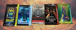Magic The Gathering Collector Booster 5 Pack Mixed Lot - New Sealed - Tarkir - Image 1