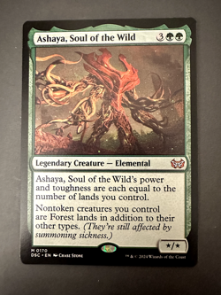 MTG Ashaya Soul of the Wild #170 Duskmourn: House of Horror (DSC) NM - Image 1