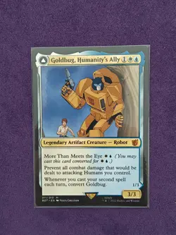 MTG Magic the Gathering Goldbug, Humanity's Ally (11/60) Transformers - Image 1
