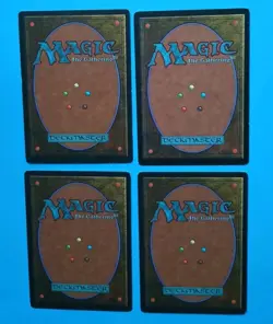 Magic the Gathering MTG Revised BLACK KNIGHT X 4 LP/EX U 1994 Nice! - Image 3