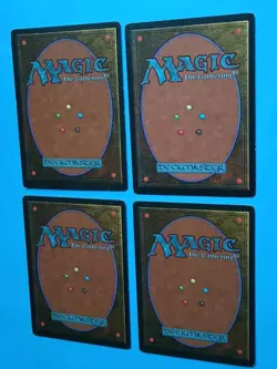 Magic the Gathering MTG Revised BLACK KNIGHT X 4 LP/EX U 1994 Nice! - Image 4