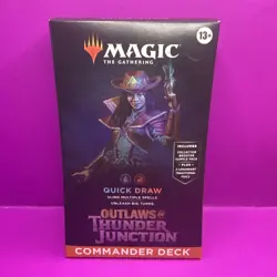 NEW! Quick Draw - Magic The Gathering Outlaws Of Thunder Junction Commander Deck - Image 1