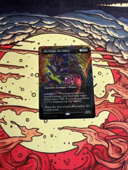 OB Nixilis, the Fallen Halo Foil Secret Lair Encyclopedia Of Magic - Image 5