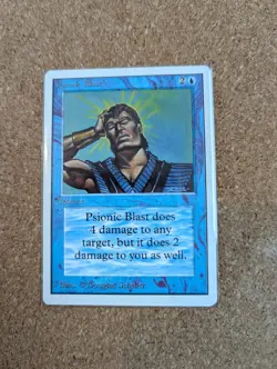 Magic the Gathering Unlimited Edition Psionic Blast (Excellent) - Image 1