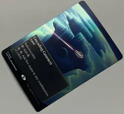 MTG Edge of Eternities: Stellar Sights Cascading Cataracts Land RARE FOIL #0050 - Image 3