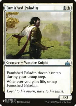~ Famished Paladin ~ NM ~ The List ~ MTG ~ - Image 1