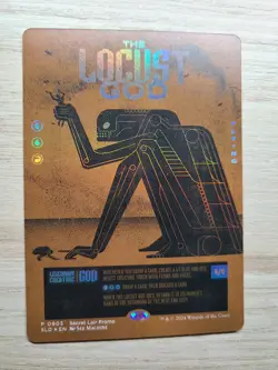 Mtg The Locust God x1 Secret Lair Foil - Image 1