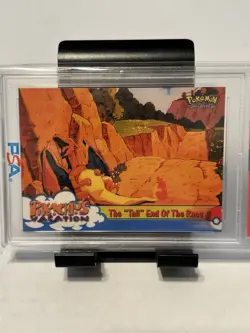 1999 TOPPS POKEMON THE “TAIL” END OF THE RACE CHARIZARD #50 MOVIE EDITION PSA 10 - Image 4
