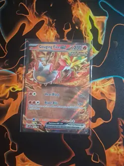 Pokemon Card Gouging Fire ex 144 Black Star Promo Near Mint - Image 1