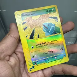 Bulbasaur 95/165 Expedition 2002 Reverse Holo Pokemon Card TCG MP - Image 1