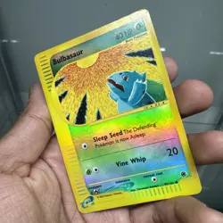 Bulbasaur 95/165 Expedition 2002 Reverse Holo Pokemon Card TCG MP - Image 3