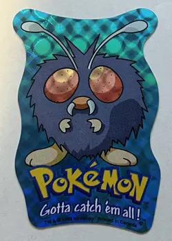 1999 Pokemon Venonat Holographic Sticker - Original Vintage Nintendo Canada - Image 2