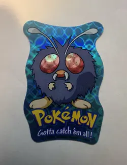 1999 Pokemon Venonat Holographic Sticker - Original Vintage Nintendo Canada - Image 4