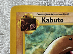 1999 Pokemon Fossil Set 1st Edition Kabuto Card 50/62 HP - Image 3