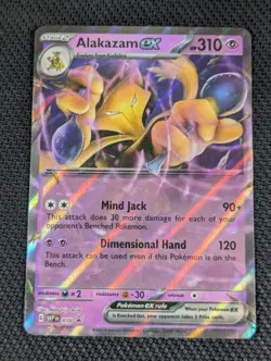 Alakazam EX Pokemon Scarlet and Violet Black Star Promo 050 - Image 1