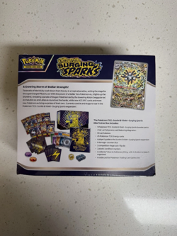 Pokemon TCG Surging Sparks Elite Trainer Box ETB SV08 - NEW SEALED LOT OF 3 - Image 3