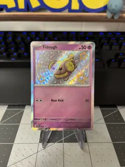 Fidough 069 Shiny Rare - Scarlet & Violet Black Star Promo Pokemon Card - NM - Image 1