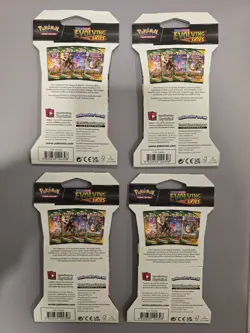 Pokemon Evolving Skies Sleeved Booster Packs X4 - Image 2