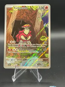 Turtonator 146/142 Illustration rare Pokemon Stellar Crown SV7 NM - Image 1