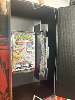 Pokemon TCG Scarlet And Violet Prismatic Evolutions 4 Packs New Sealed - Image 3