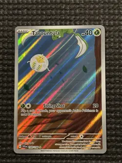 2023 Pokemon Scarlet Violet Tarountula Illustration 199/198 Full Art Holo Rare - Image 1