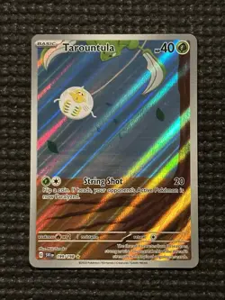 2023 Pokemon Scarlet Violet Tarountula Illustration 199/198 Full Art Holo Rare - Image 2