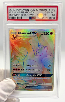 Pokemon Cards - PSA 10 Charizard GX 150/147 - Burning Shadows - GEM MT - PSA10 - Image 4