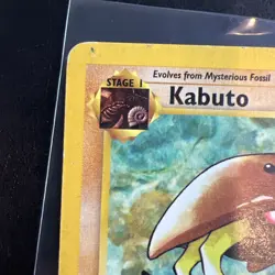 Pokemon Kabuto 1st Edition Fossil - HP Condition - 50/62 Common - Image 5
