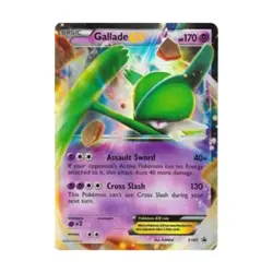 Pokemon XY Promos Gallade EX (HR) #XY45 (Holo) NM - Image 1