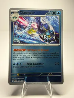 Pokemon TCG: Clawitzer 38/132, Mega Evolutions _ REVERSE HOLO - Image 1
