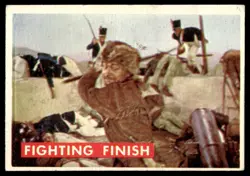 1956 TOPPS DAVY CROCKETT GREEN BACK FIGHTING FINISH #79A - Image 1
