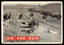 1956 TOPPS DAVY CROCKETT GREEN BACK ON THE RUN #61A - Image 1
