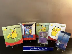 Pokemon 2021 25th Anniversary Collection McDonald’s 5 Unopened Packs Of 4 - Image 1