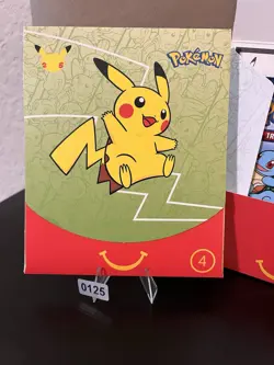 Pokemon 2021 25th Anniversary Collection McDonald’s 5 Unopened Packs Of 4 - Image 4