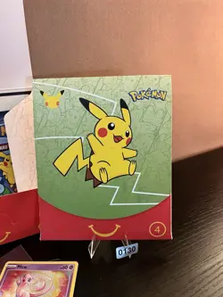 Pokemon 2021 25th Anniversary Collection McDonald’s 5 Unopened Packs Of 4 - Image 5