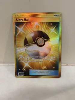 Ultra Ball - 161/149 - Sun & Moon Base Set Secret Rare Card NM - Pokemon TCG - Image 1
