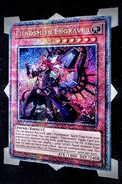 Fiendsmith Engraver INFO-EN017 Quarter Century Rare 1st Edition Yugioh - Image 1