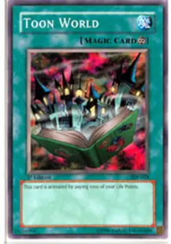 1x (LP) Toon World - SDP-024 - Common - Unlimited Edition YuGiOh - Image 1