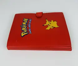 Vintage Pikachu Pokemon Card Binder/Book Red 4-Pocket 120 Slots Pokemon (1999) - Image 3