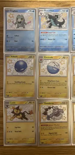 Paldean Fates 12 Card Lot Ft Voltorb & Electrode - Image 2