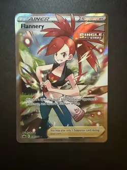 Pokemon TCG Flannery Full Art Holo Card Sword & Shield Chilling Reign 191/198 NM - Image 1